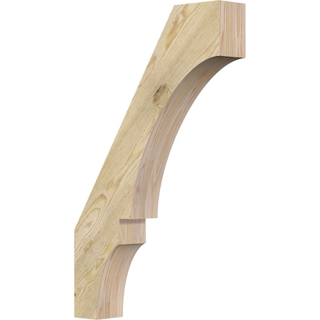 Ekena Millwork 4"W x 20"D x 32"H Balboa Rough Sawn Knee Brace, Douglas Fir BRC04X20X32BOA00RDF